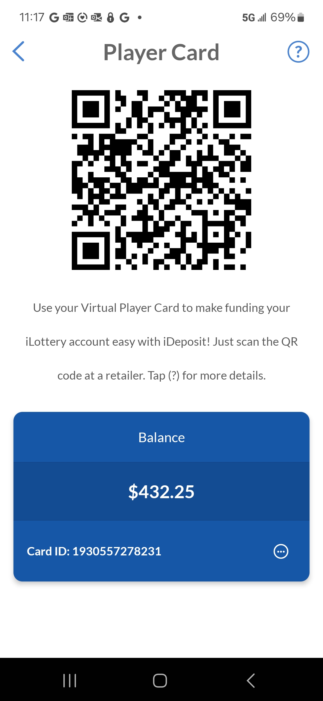 screenshot of mobile app Emoti Collect eInstant game